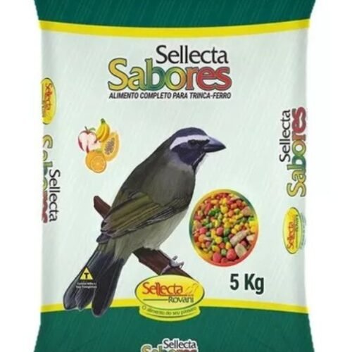 Sellecta Sabores Trica-ferro, Sabiá, Pássaro Preto 5 Kg