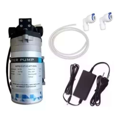 Bomba Pressurizadora Para Osmose Reversa 100 Gpd C/ Fonte