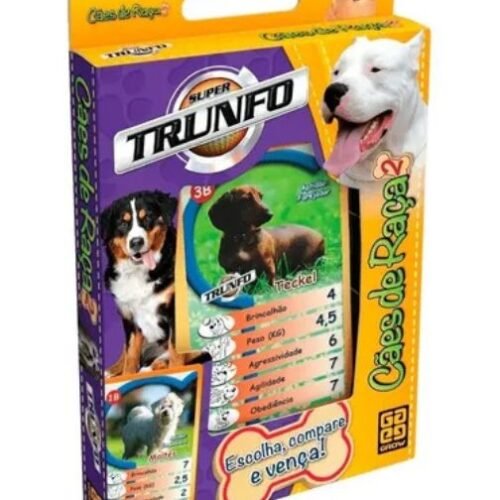 Jogo De Cartas Super Trunfo Cães De Raça 2 Grow