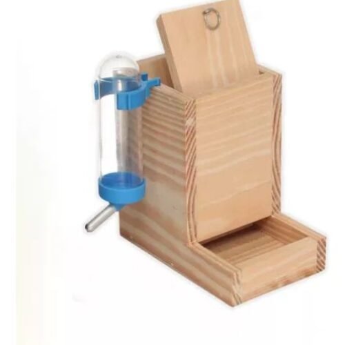 Dispenser 3x1 Para Hamster Comedouro Bebedouro Porta Feno