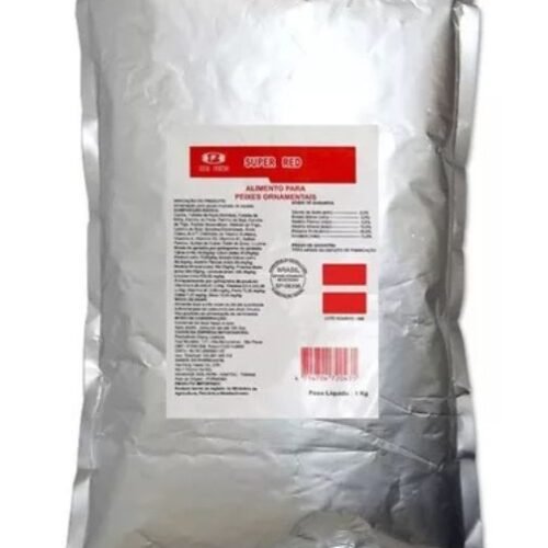 1 Un Ração Para Peixes Ornamentais Super Red Flocos 1kg