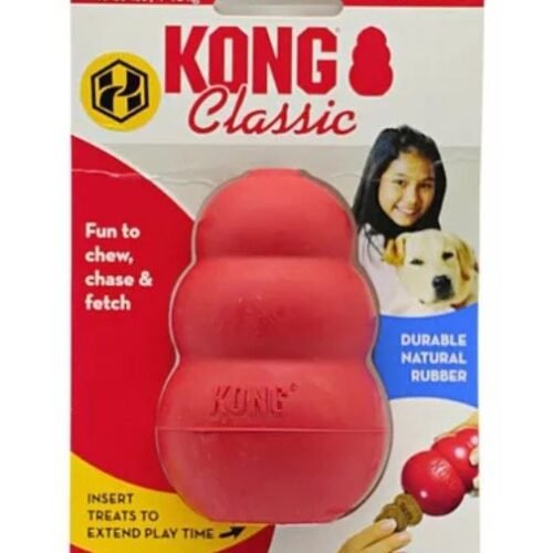 Kong Classic Medium Brinquedo Para Cães Cor Vermelho