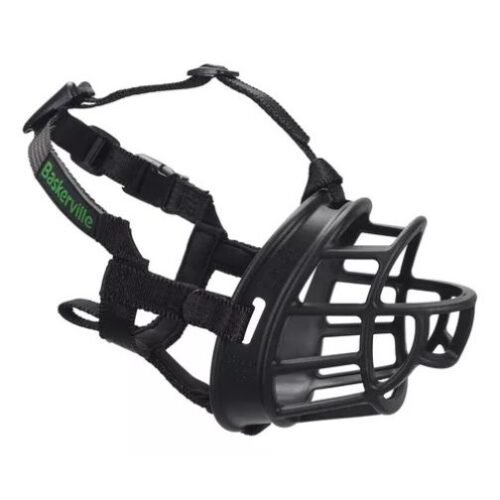 Focinheira treinamento de cães Baskerville Ultra Muzzle tamanho 3 largura 28 cm com alça